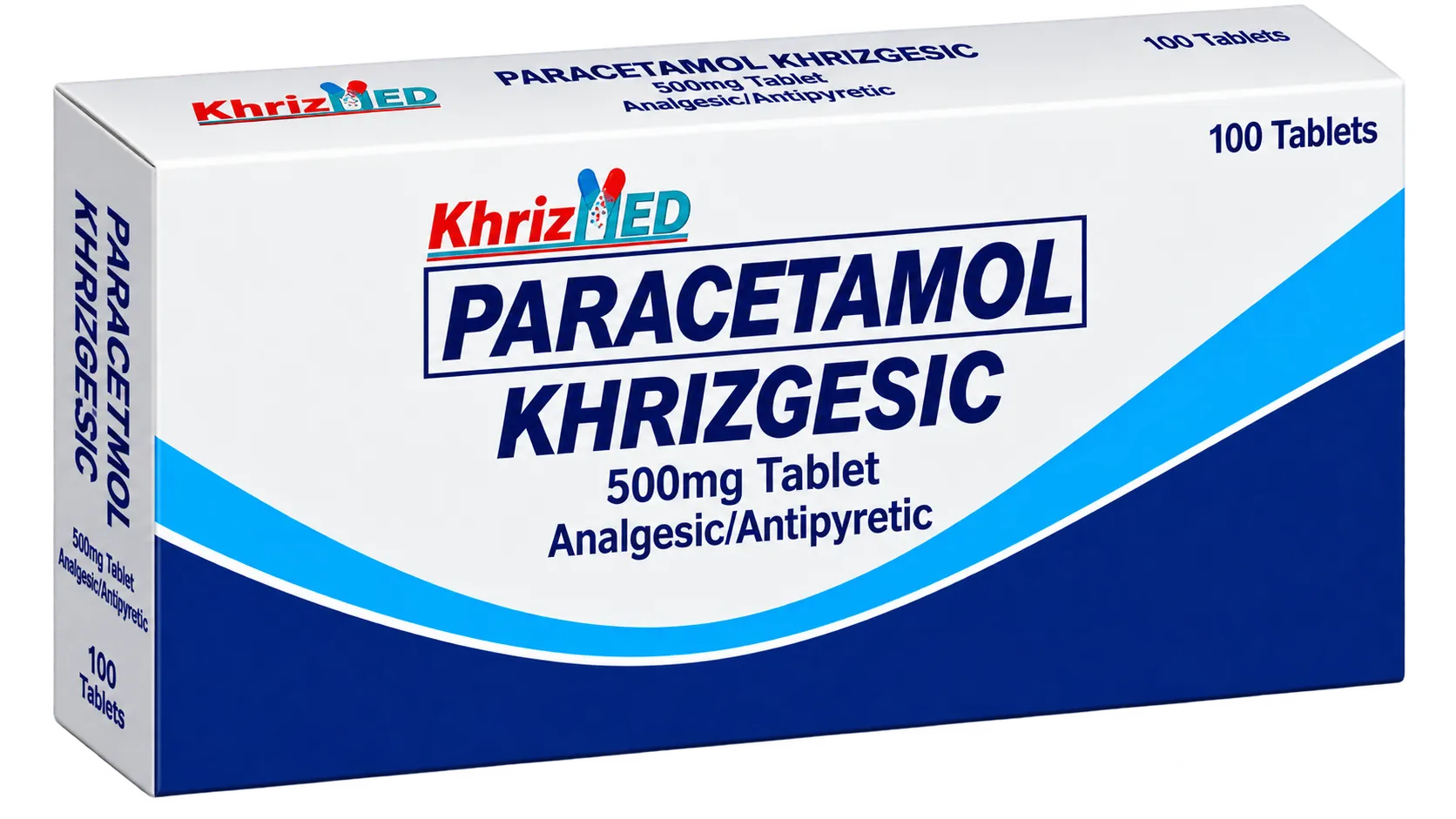 Khrizgesic carton, Paracetamol 500 mg tablet
